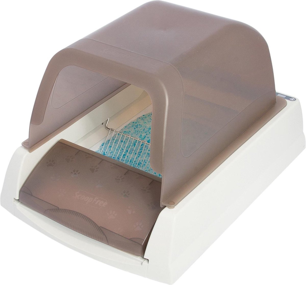 XQDKoon Zelfreinigende kattenbak, 65 l 9 l, zelfreinigende kattenbakvulling met gezondheidsbewaking, app, deodorant, ionisch, automatische kattenbakvulling met 2 rollen vuilniszakken (C